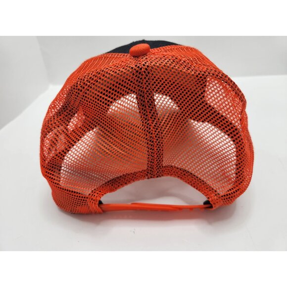 Baltimore Orioles Adult Snapback Hat New Era Orange Black Mesh Baseball Cap Mens - Picture 4 of 12